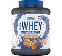 Applied Nutrition Critical Whey Protein Powder - Polvo de Proteína Whey Crítica para Construcción Muscular, Alta en Proteínas con BCAAs y Glutamina (Muffin de Arándanos) (2kg - 67 Porciones).