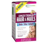 Applied Nutrition Longer, Stronger Hair and Nails, 60-Count