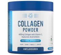 Applied Nutrition Péptidos de colágeno en polvo - Proteína de colágeno bovino hidrolizado, Halal, piel, cabello y uñas saludables (sin sabor) (150 g - 30 porciones)