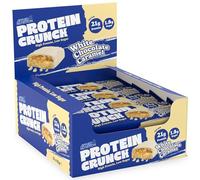 Applied Nutrition Protein Crunch - Barras de Proteína Crunch Altas en Proteína, Bajas en Azúcar (Chocolate Blanco con Caramelo) (62g x 12).