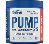 Applied Nutrition Pump 3G Booster Pre Workout - Con monohidrato de creatina - Energía, concentración y potencia (375 g (paquete de 1), sabor a frutas)