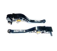 Applies to Aprilia RSV4 FACTORY 2009-2024 SHORT BLACK BRAKE = CLUTCH LEVERS ROAD TRACK RACE
