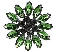 Applios de Vidrio de Cristal Grandes Cristales de Costura de Flores 2 por Ciento para Artesanías de Zapatos de Vestir Hermosa Decoración para Accesorios de Ropa, Encantador con
