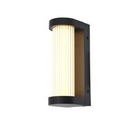 Applique LED Exterior 8W Montaje Pared V-TAC VT-10180 Luz Cálida Negro