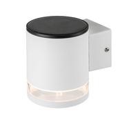Applique LED Solar Exterior 1W Lámpara Pared Luz Cálida Bianco Negro V-TAC