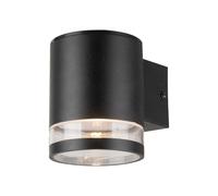 Applique LED Solar Exterior 1W Lámpara Pared Luz Cálida Bianco Negro V-TAC