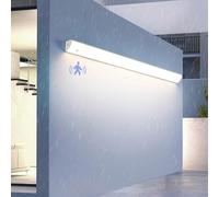 Applique murale d'extérieur LED Avec détecteur de mouvement, Longue Applique étanche IP65, 200 cm, éclairage d'intérieur 3000 K/4000 K/6000 K, pour Porche, terrasse, Salon (30 cm,