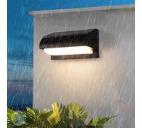 Applique murale d'extérieur LED Moderne Avec détecteur de mouvement et télécommande, intensité Variable, étanche IP65, en acrylique, Rechargeable à l'énergie Solaire, pour Jardin,