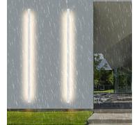 Applique murale d'extérieur LED Moderne et décorative, étanche IP65, Longue Bande, en Aluminium, pour Jardin, Villa, Couloir (Blanc neutre, 150 cm)