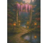 Appointment Book - Japanese Garden Path Edition: Undated Daily Schedule Log with Hourly Time Slots & Notes | 8AM-6PM | 100 Pages