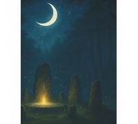 Appointment Book - Lunar Forest Glow: A guided daily scheduling journal to plan each day with calm focus and quiet strength