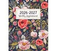 Appointment Book Weekly 2026-2027: Client Booking for Salons, Hairdressers, Spa and Nail, 15 Minute Increment with tabs