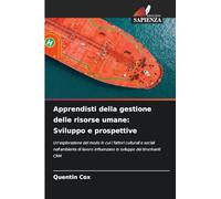 Apprendisti della gestione delle risorse umane: Sviluppo e prospettive: Un'esplorazione del modo in cui i fattori culturali e sociali nell'ambiente di ... influenzano lo sviluppo dei tirocinanti CRM