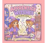 Apprentice Witches Coloring Book: Cute Magical Adventures for Kids and Adults
