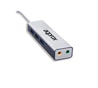 Approx Adaptador USB Sound Card + USB 3.0 HUB