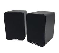 Approx APPSPK02BK Altavoces Inalámbricos Negros con 2 Soportes de Pared