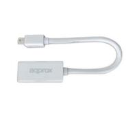 Approx APPC12V2 Adaptador Mini DisplayPort a HDMI Blanco