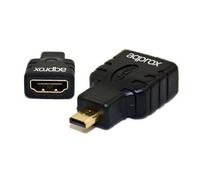 Approx appC19 Adaptador HDMI a MicroHDMI Negro