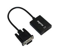 Griffin Adaptador VGA a HDMI APPC25 con entrada de audio Negro