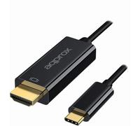 Approx APPC52 Cable Adaptador USB-C a HDMI 4K Macho/Macho 1.2m Negro