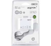 Approx APPCRIP - Lector (USB 2.0, 480 Mbit/s, 22,2 g, 50 g, Ampolla, 50 x 50 x 15 mm)