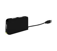 Approx APPHT4BK - Concentrador USB, 4 Puertos, Color Negro
