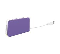 Approx APPHT4P 4Puertos USB 2.0 480Mbps Morado - Hub USB