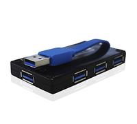 Approx APPHT5B - Concentrador USB 3.0, 4 Puertos, Color Negro