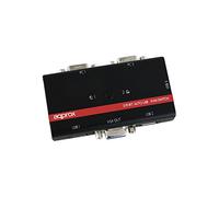 Approx APPKVMUSB2PV2 - Conmutador KVM USB VGA, Negro