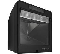 Approx APPLS08CMOS Lector DE CÓDIGOS DE Barras OMNIDIRECCIONAL 650NM1D/2DLED Y ZUMBADORDISPARO AUTOMÁTICOUSB Negro