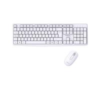 Approx APPMX420W Blanco - Pack teclado + ratón inalámbrico