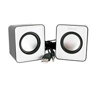 Approx APPSPX1W - Mini Altavoces 2.0 USB 5W Blanco, Blanco