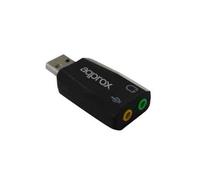 Approx appusb51 - tarjeta de sonido usb 5.1, color negro