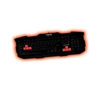 Approx appWRATH USB QWERTY Negro, Rojo - Teclado (Estándar, Alámbrico, USB, QWERTY, Negro, Rojo)