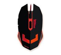Approx Gaming APPFIRE - Ratón para Gaming, 13 x 7.2 x 4, Negro y Rojo