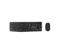 Teclado inalámbrico Approx APPMX335 QWERTY Español 105 teclas + Ratón Negro Nano receptor
