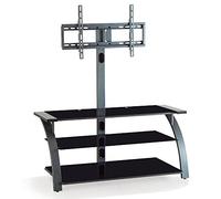 APPROX SOPORTE DE PIE CON MUEBLE APPST08E PARA PANTALLAS DE 30'-63' (76-160CM) MAXIMO 60KG VESA MAXIMO 600X400 3 ESTANTES DE CRISTAL NEGRO