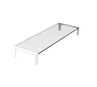Approx Elevador Monitor Mesa Cristal Blanco - Soporte
