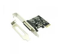 Approx APPPCIE1P - Tarjeta PCI-E de un Puerto Paralelo, Color Plateado y Verde