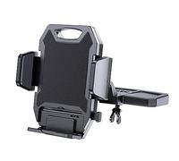 APPS2Car Soporte de soporte de teléfono con ranura para CD para coche (cuero sintético)