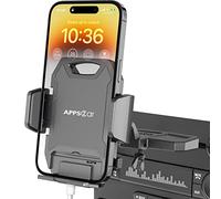 APPS2Car Soporte Movil Coche CD, 360 ° Rotación Soporte para Movil Coche Ranura, Compatible con iPhone 13 Pro MAX 12 11 X XS Samsung S22 Huawei P40 Lite Pro LG GPS