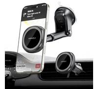 APPS2Car Soporte Móvil Coche Iman 17*N52 Fuerte Imans Soporte Magnetico Movil Coche Universal Suporte Telemovel Carro en Parabrisas/Salpicadero y Rejilla del Aire para iPhone 12-17& Todo Telefono