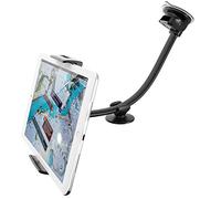 APPS2Car Soporte Móvil Coche, para el Salpicadero/Escudo con Ventosa, Soporte para Tabletas de Cuello de Cisne, Compatible con iPad, iPhone, Samsungy Dispositivos de 4 a 11 Pulgadas