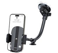 APPS2Car Soporte para teléfono de Coche, Soporte para Parabrisas de Coche, Soporte de teléfono de succión más Fuerte, Soporte de teléfono para Coche, Compatible con iPhone 14/13/12 Pro MAX, Samsung