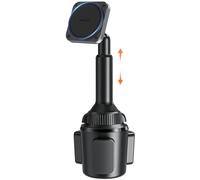 APPS2Car Soporte para teléfono Magsafe para vasos, [20 imanes N55] Soporte magnético para coche con brazo largo de extensión rápida para coche y camión, compatible con iPhone 12-16 Series MagSafe Case