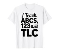 Apreciación del Maestro de Escuela Primaria enseña ABC 123 y TLC Camiseta