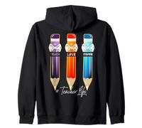 Apreciación del maestro jubilado para siempre el último día de clases Sudadera con Capucha