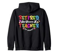 Apreciación del maestro jubilado para siempre el último día de clases Sudadera con Capucha