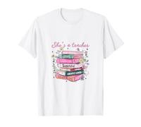 Apreciación del Profesor Ella es Maestra, Vida de Maestro Floral Camiseta
