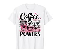 Apreciación del Profesor Gracias Escuela Divertidos Poderes del Café Camiseta